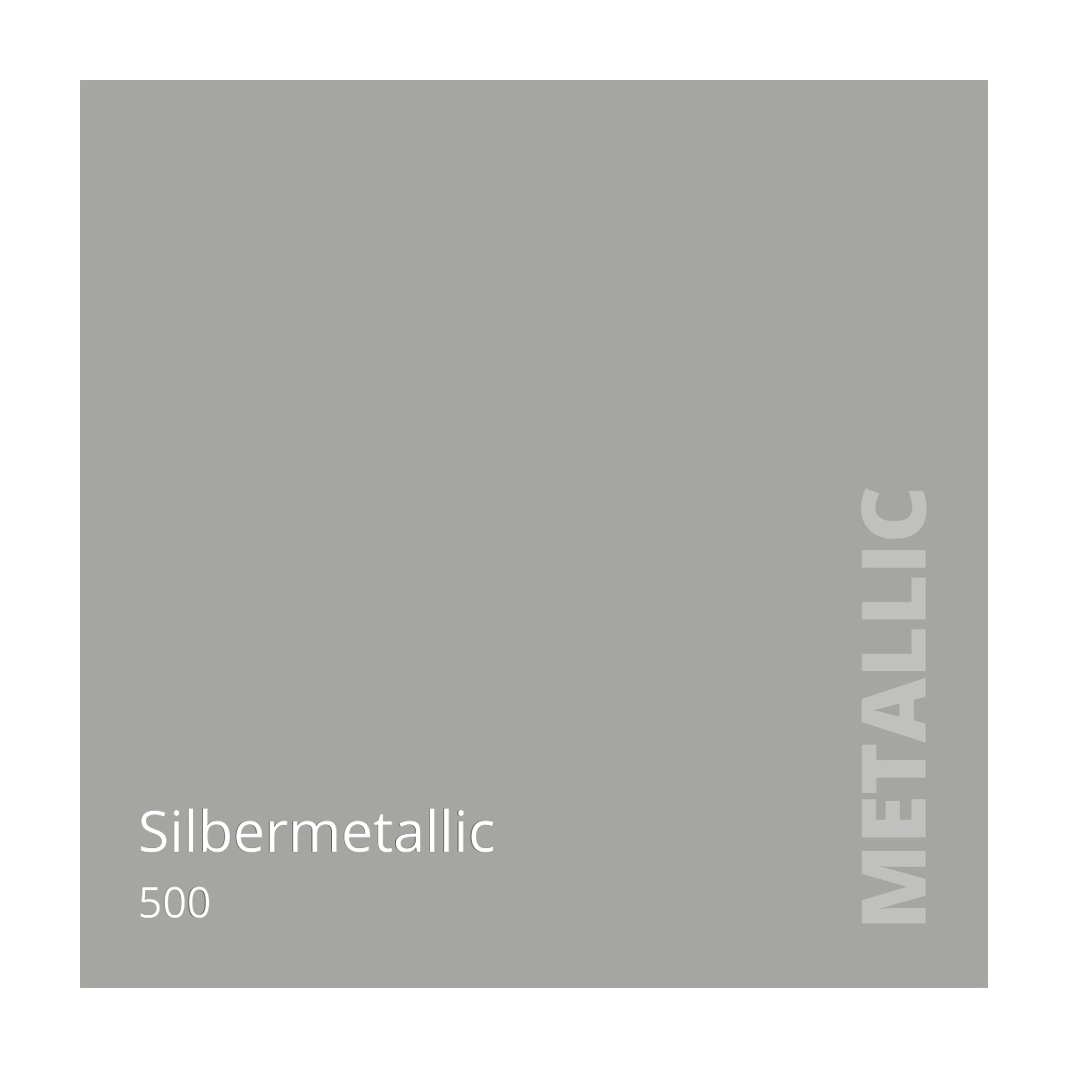 500 Silbermetallic