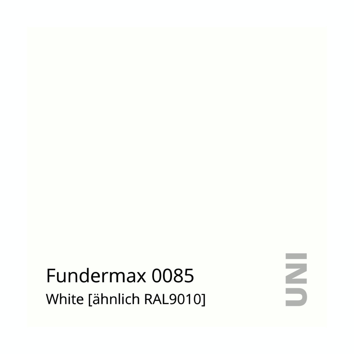 Fundermax 0085 White [ähnlich RAL9010]