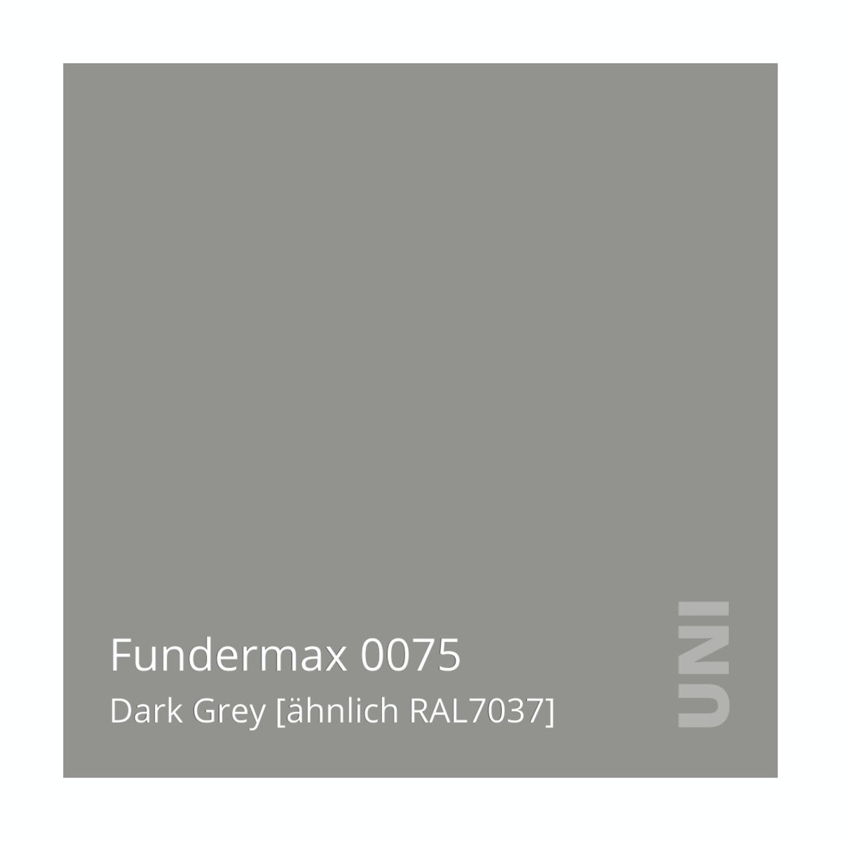 Fundermax 0075 Dark Grey [ähnlich RAL7037]